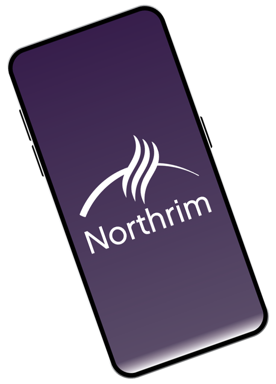 Cellphone with Northrim Mobile Banking